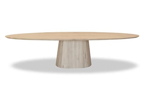 Eettafel Kaz Ovaal Kolom 220 x 110 cm                                                