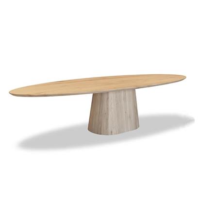 Eettafel Kaz Ovaal Kolom 160 x 110 cm                                                