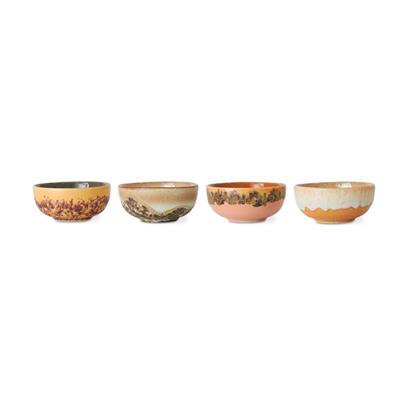 HKliving 70's Schaaltjes Marine XS Set van 4