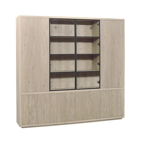 Vitrinekast Pure 6-deurs 230x241x40 cm                                               