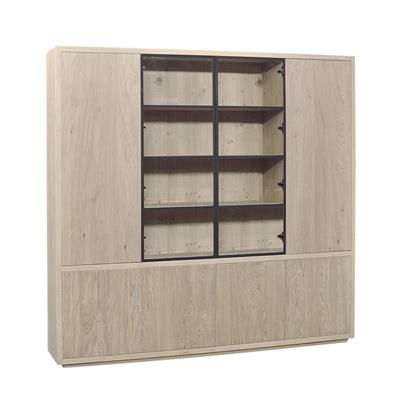 Vitrinekast Pure 6-deurs 230x241x40 cm                                               