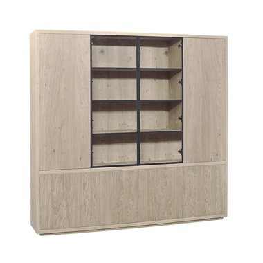 Vitrinekast Pure 6-deurs 230x241x40 cm                                               