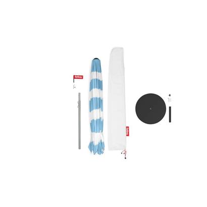 Fatboy Parasol Stripesol met voet zwart
