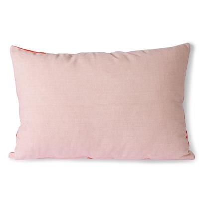 HKliving Sierkussen Striped Velvet Red/Pink