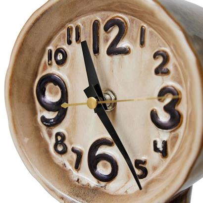 HKiving Klok Retro keramiek Cream