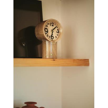 HKiving Klok Retro keramiek Cream