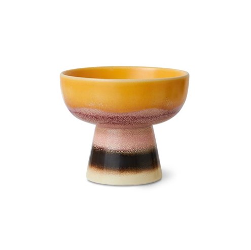 HKliving 70's Tapas Schaal op voet Sunshade S