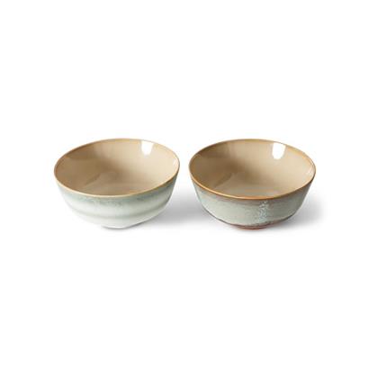 HKliving 70's Ramen Bowls Verge Set van 2
