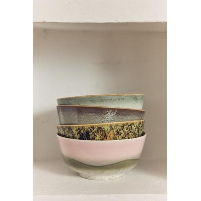 HKliving 70's Ramen Bowls Verge Set van 2