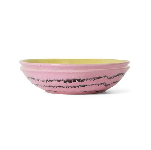 HKliving 70's Curry Bord Bubble (set van 2)
