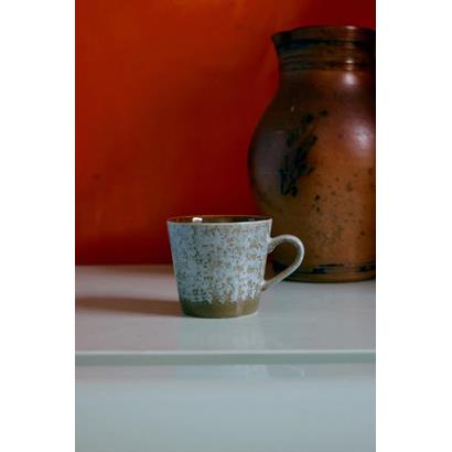 HKliving 70's Cappuccino Mok Verdigris