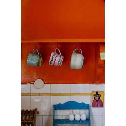 HKliving 70's Cappuccino Mok Verdigris