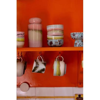 HKliving 70's Cappuccino Mok Tide