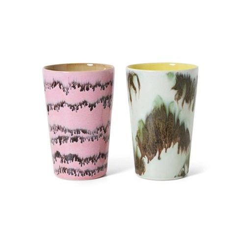 HKliving 70's Theemok Baroque - Set van 2