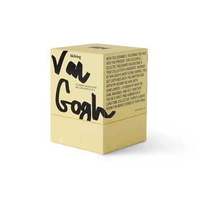 HKliving 70's Koffiemok Van Gogh (Set van 2)