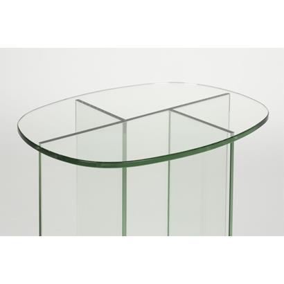 Zuiver Bijzettafel Linea Transparant