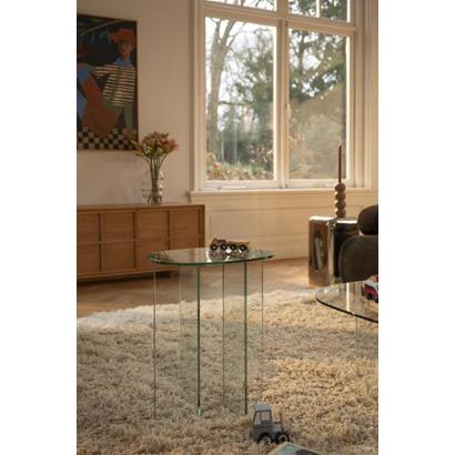 Zuiver Bijzettafel Linea Transparant