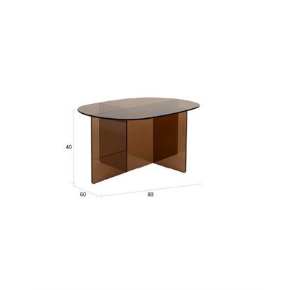 Zuiver Salontafel Linea Bruin