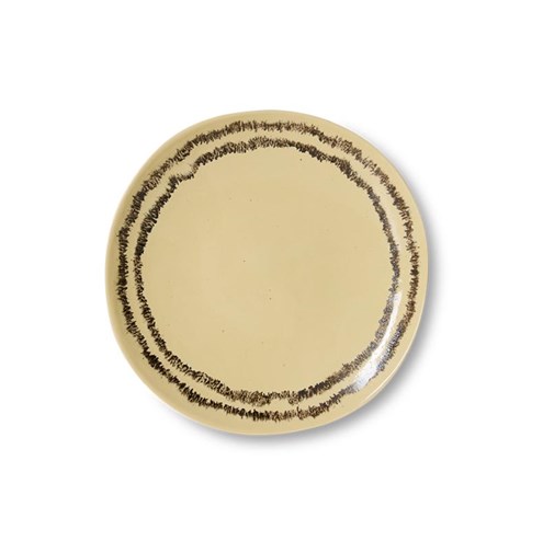 HKliving 70's Dessertbord Vanilla