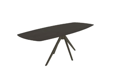 Eettafel Kaz Deens Ovaal Eiken 3 cm 160 x 100 cm                                                