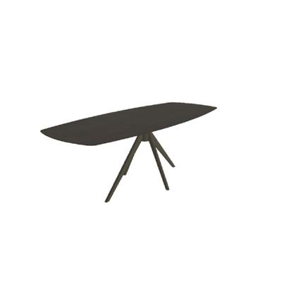 Eettafel Kaz Deens Ovaal Eiken 3 cm 160 x 100 cm                                                
