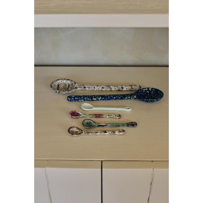HKliving 70's Lepels Marine M (Set van 4)