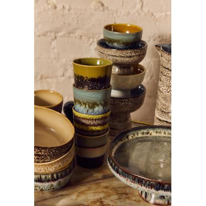 HKliving 70's Koffiemok Indulgence - Set van 6