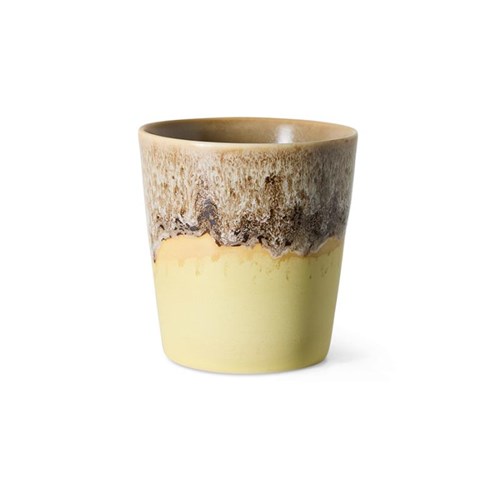 HKliving 70's Koffiemok Custard