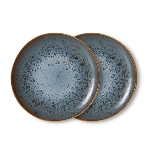 HKliving 70's Bijgerechtbord Mineral - Set van 2