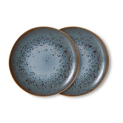 HKliving 70's Bijgerechtbord Mineral - Set van 2