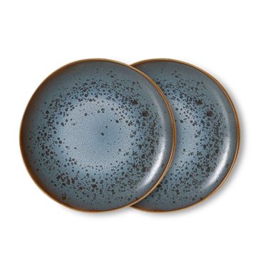 HKliving 70's Bijgerechtbord Mineral - Set van 2
