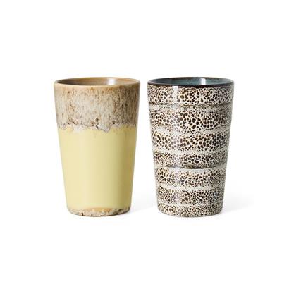 HKliving 70's Theemok Dolce - Set van 2
