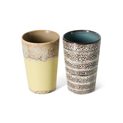 HKliving 70's Theemok Dolce - Set van 2