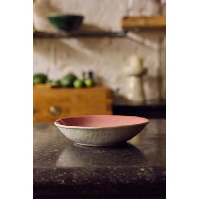 HKliving 70's Curry Bord Lotus (set van 2)