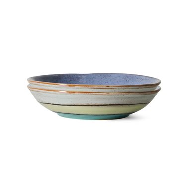 HKliving 70's Curry Bord Muted (set van 2)