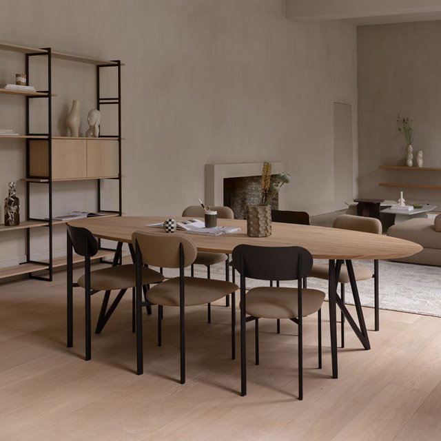 Hoeveel mensen aan een ovale tafel?