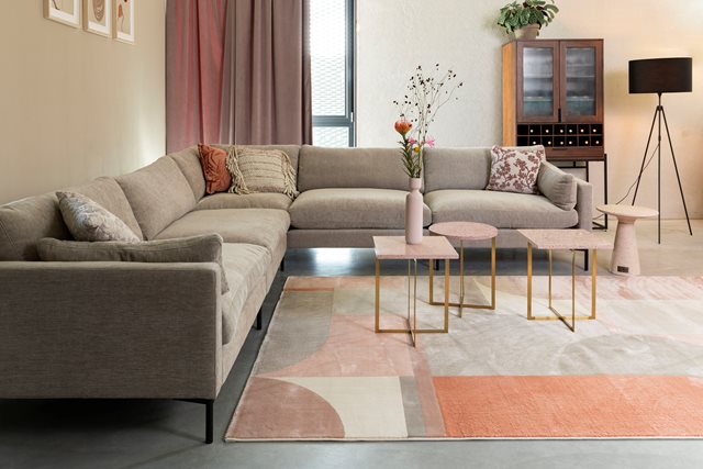 Loungebanken voor in de woonkamer