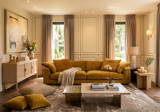 Vakantie in eigen huis: geef jouw woonkamer een luxe hotelvibe