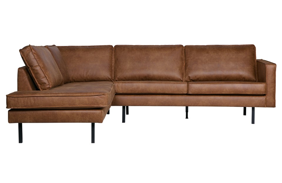 Resistent Masaccio Habubu BePureHome Rodeo Hoekbank VSL - Cognac - 7002205511 | € 1.799,00 - eLiving